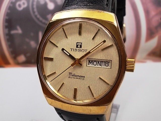 TISSOT MILLIONAIRE DAY/DATE AUTOMATIC MEN'S WATCH | eBay