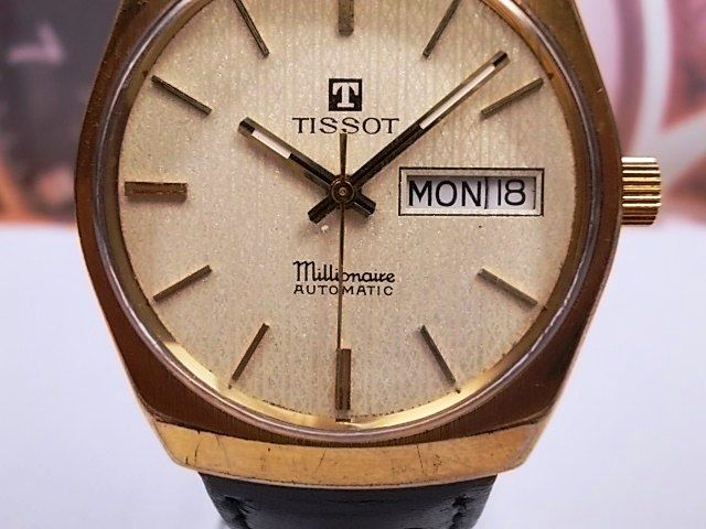 TISSOT MILLIONAIRE DAY/DATE AUTOMATIC MEN'S WATCH | eBay