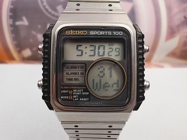 seiko quartz sports 100 alarm chronograph