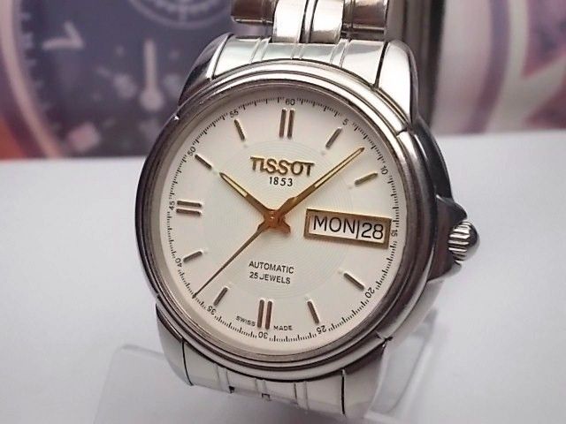 TISSOT 1853 DAY/DATE AUTOMATIC MEN'S WATCH | eBay