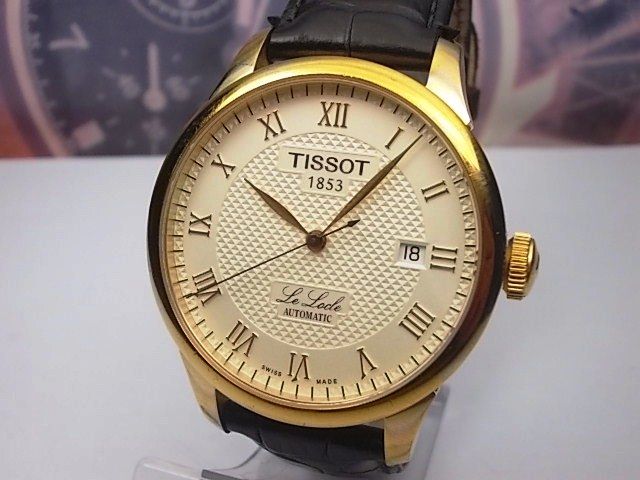 BIG TISSOT 1853 LE LOCLE DATE PLATED AUTOMATIC MEN'S WATCH | eBay