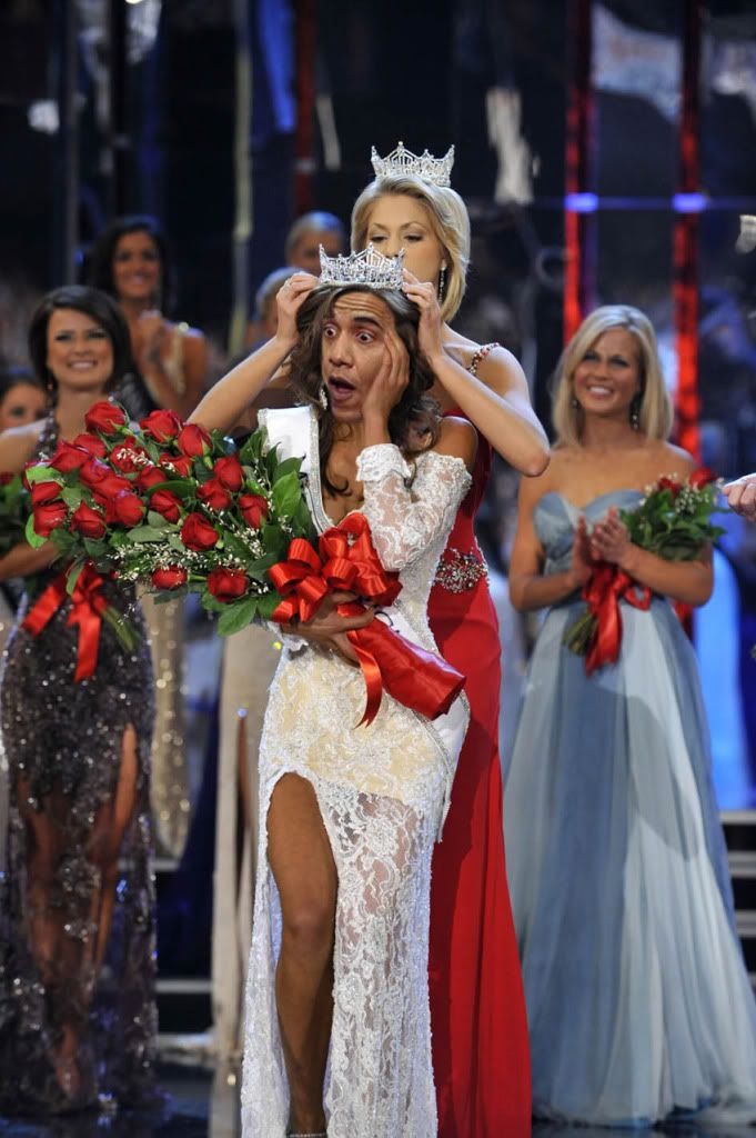 The winner of "Miss America 2010":