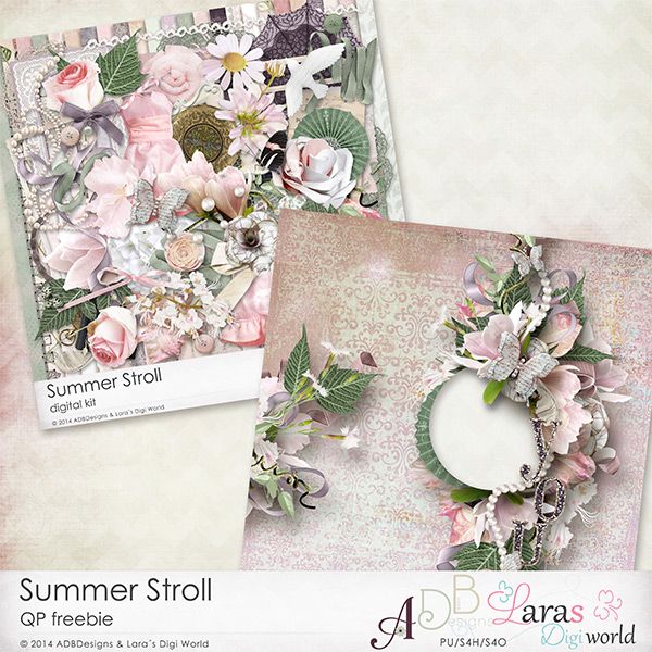 Summer Stroll Quickpage Freebie