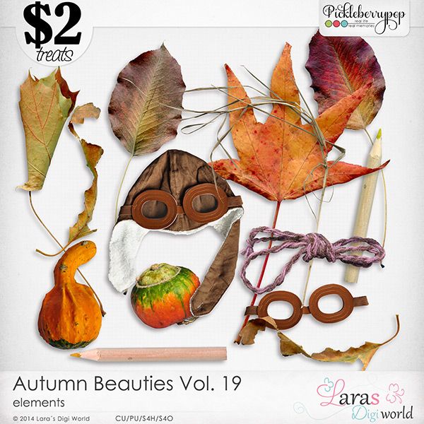  Autumn Beauties Vol. 19 by Lara's Digi World