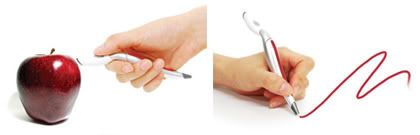 Concepção de caneta que torna a tinta de qualquer cor