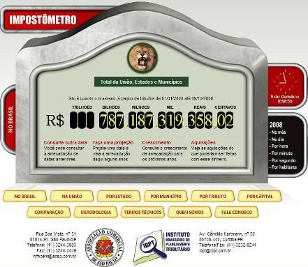 Site Impostometro