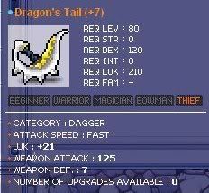 dragon tail maplestory