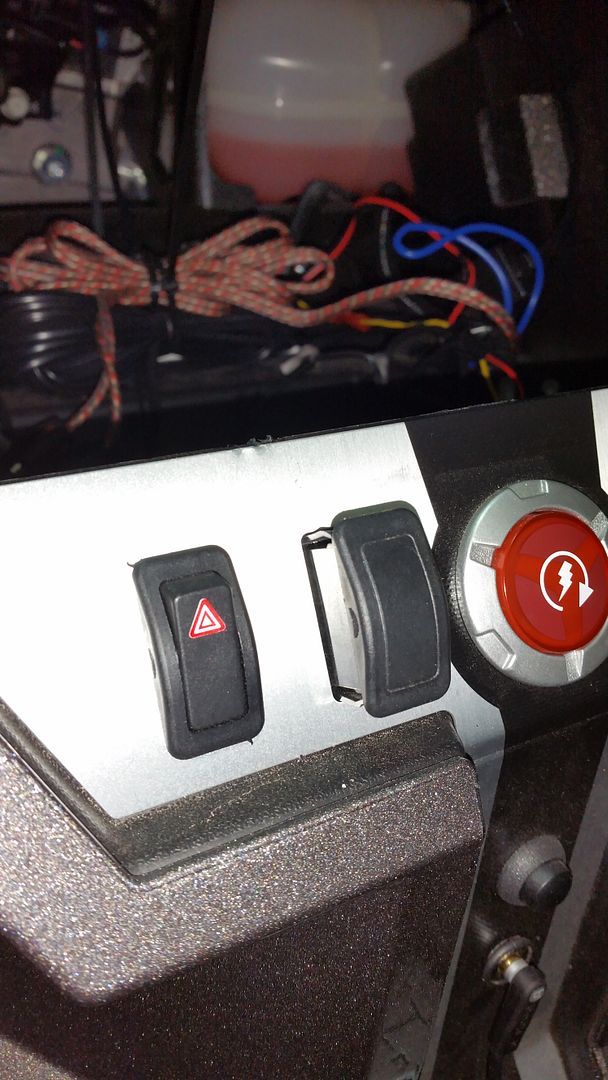 Install In Dash Garage Door Opener (rainy day mods) Polaris