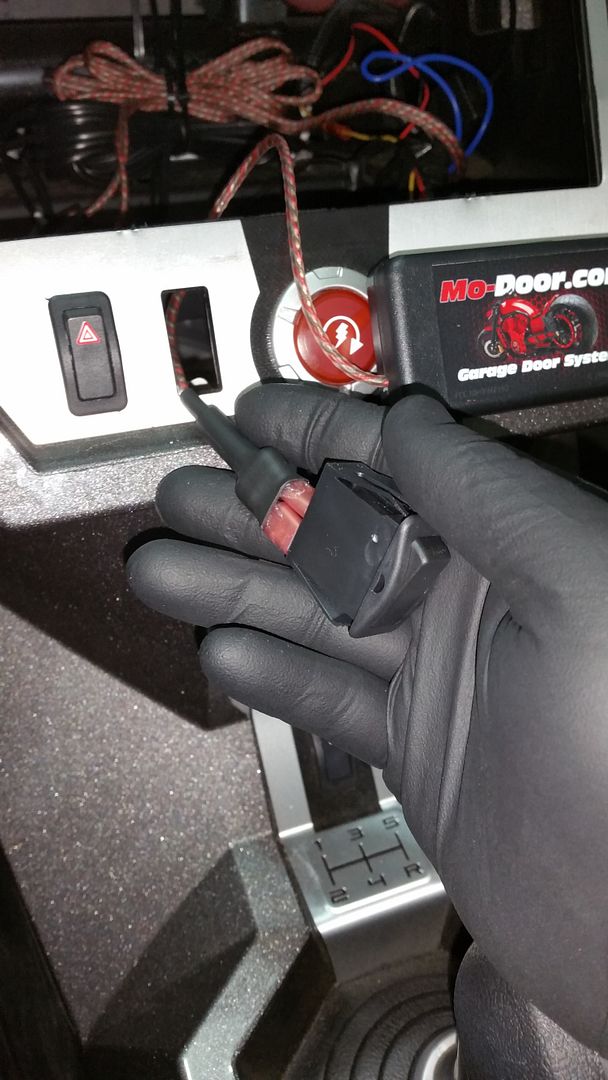 Install In Dash Garage Door Opener (rainy day mods) Polaris