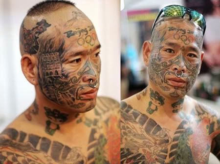 olympic tattoos. Full Body Painting And Body Tattoo Designs: Beijing 2010 