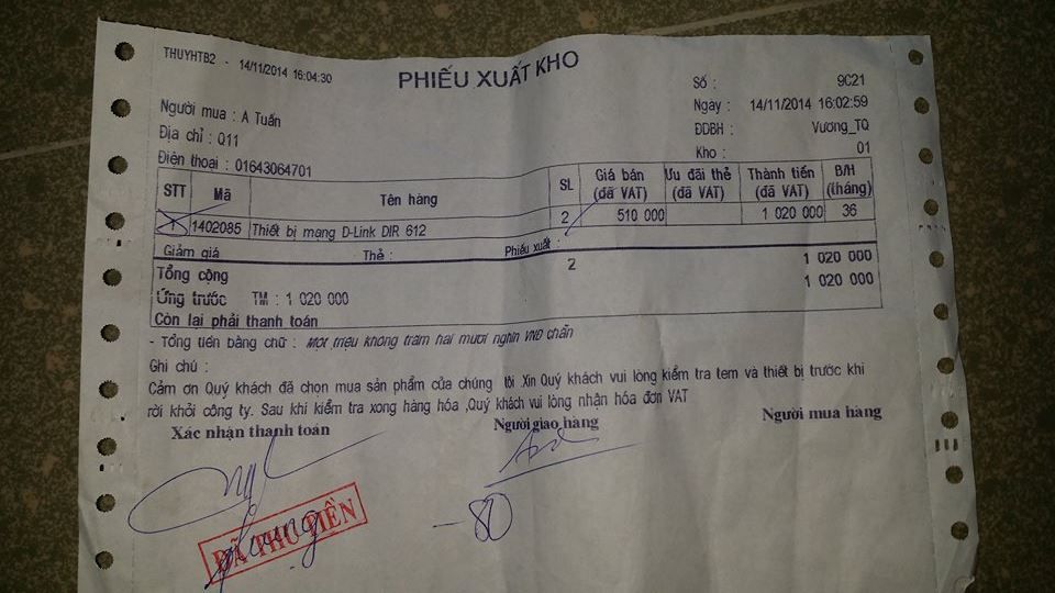 Thanh lý Router Wifi D-Link mới 100% & Modem ADSL - 1