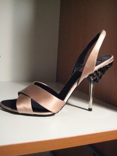 bronze chic wedding shoes