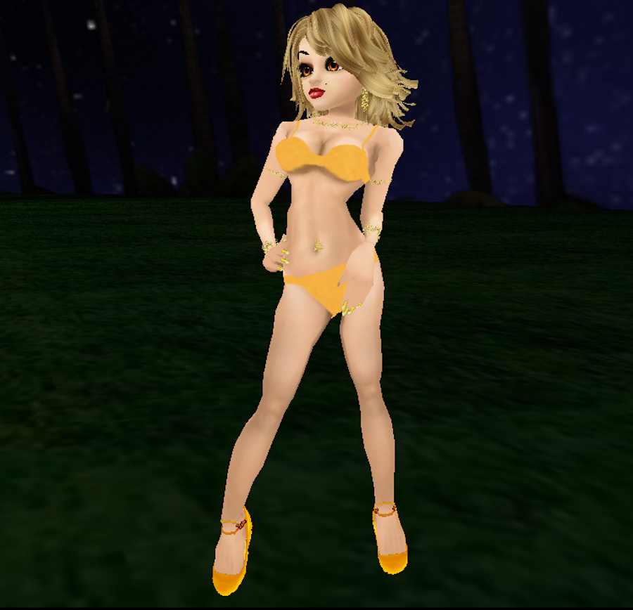 yellow bikini 2