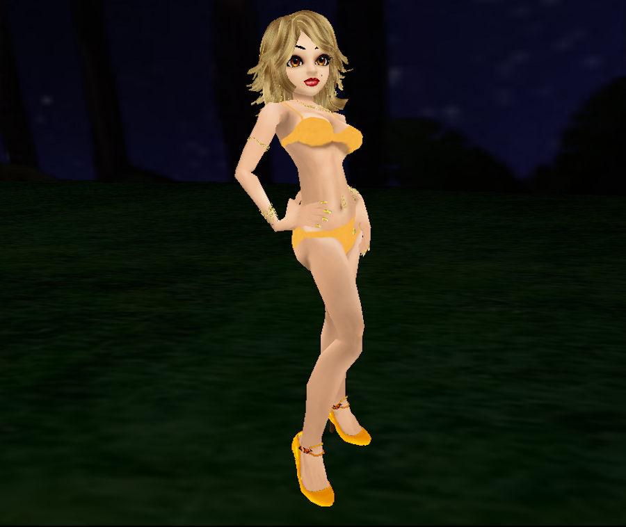 yellow bikini 3