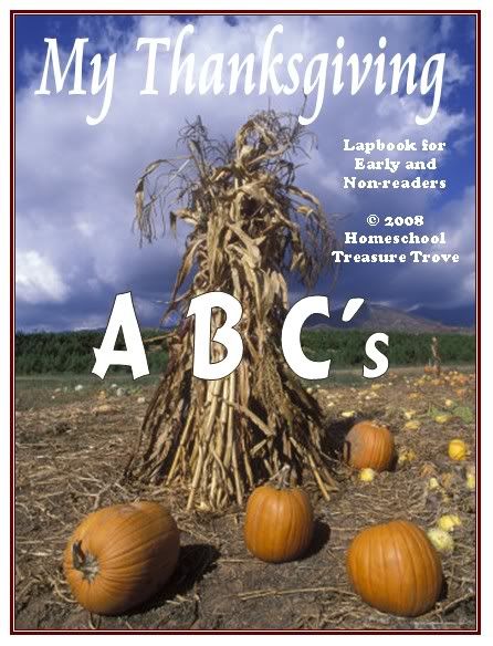 lapbooks for homeschoolers. Thanksgiving Lapbook Cover
