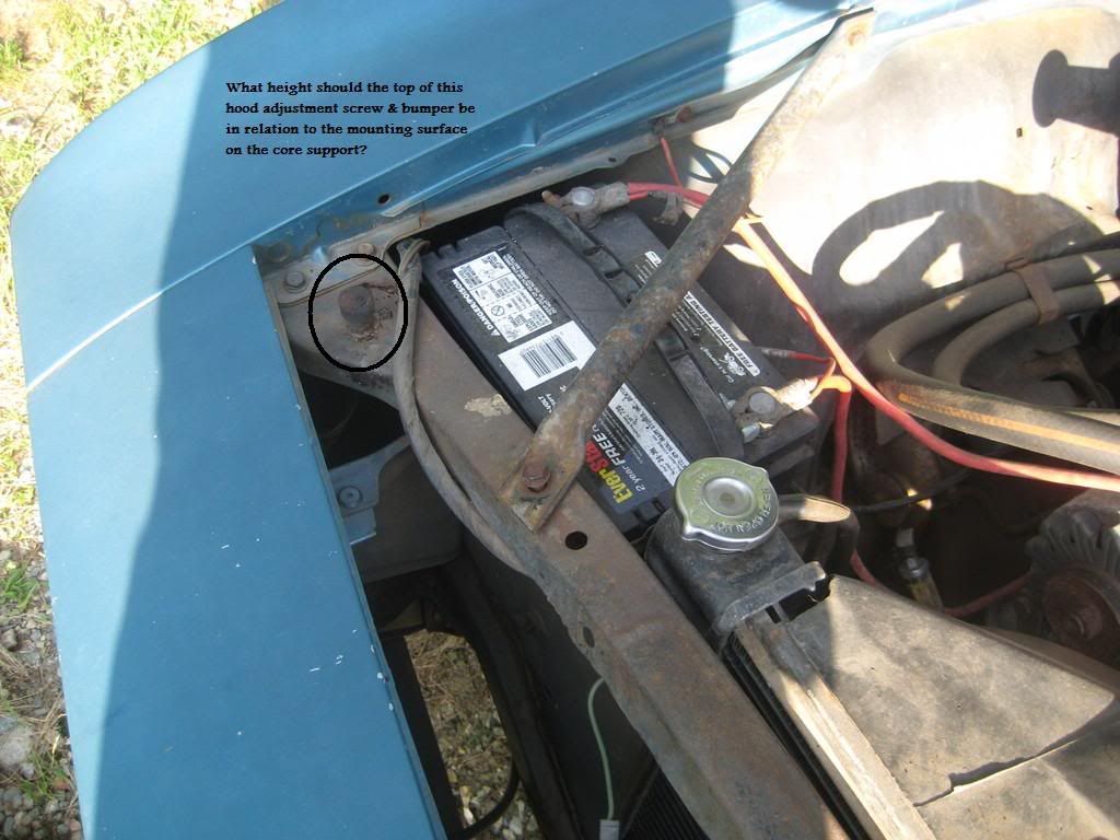 Hood Adjustment Bumpers Question Team Camaro Tech