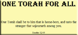 One Torah for All