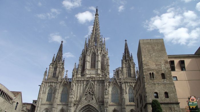 catedrala gotică a Sfintei Cruci şi a Sfintei Eulalia