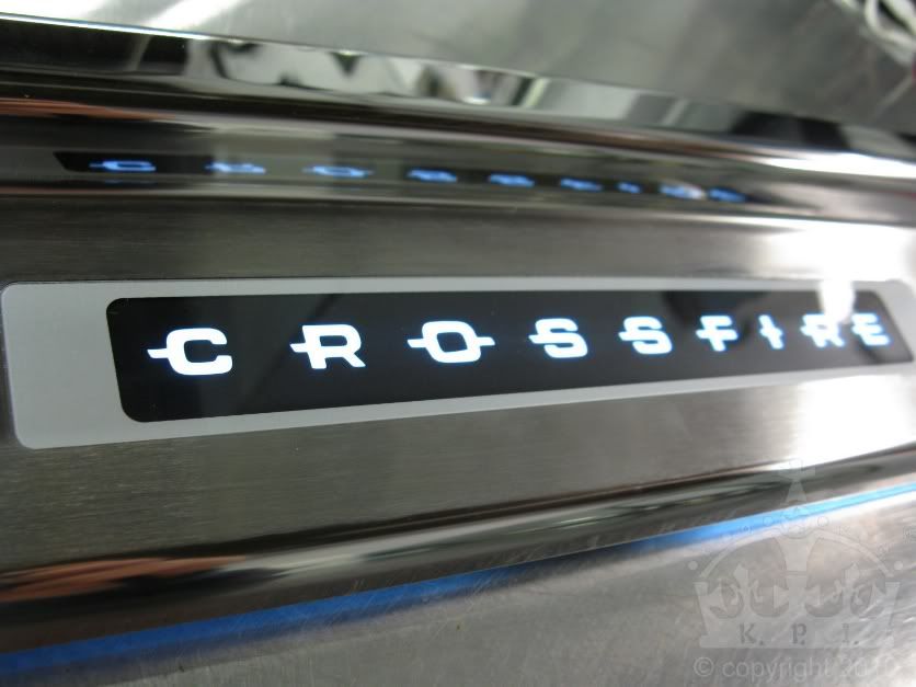 Chrysler crossfire lighted door sills #1