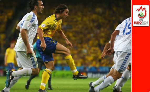 Greece v Sweden - A Zlatan wonder strike broke the deadlock and set Sweden on their way against Greece