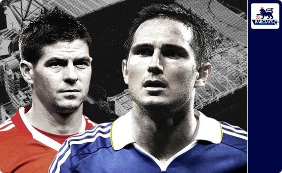 Battle of the titans... Lampard v Gerrard