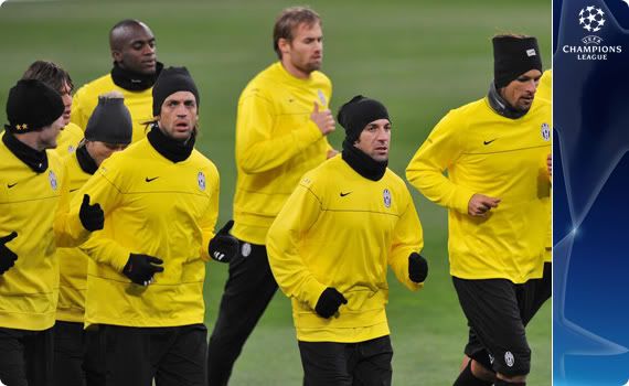 The 'Old Lady' train ahead of their vital clash against Real Madrid