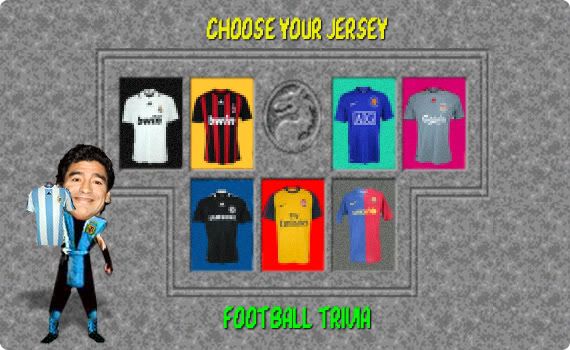 Win a replica football jersey of your choice. It's easy if you're cool!