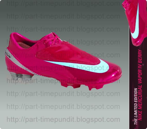 The soon to be released Nike Mercurial Vapor IV Berry/Pink... they can't be serious right! Wrong they are and they're limited edition!