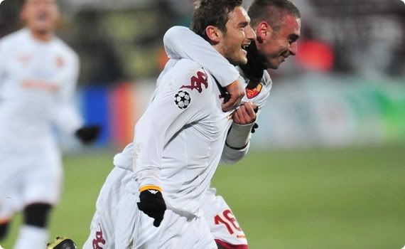 A Francesco Totti special left a sour taste in the mouth of the Romanians... ew!