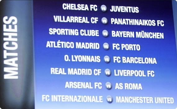 The teams that'll be fighting it out for European supremacy in the next round of the UCL