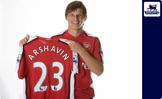 Andrei Arshavin announced as the new signing for Arsenal