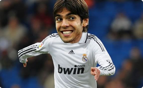 Kaka - Minutes after negotiating his new contract with Real Madrid