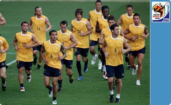 Socceroos train in Doha ahead of their World Cup Qualifying match against Qatar