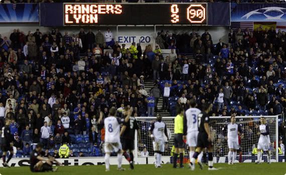 Rangers distraught after disappointing loss to Lyon