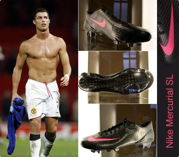 Cristiano Ronaldo and Nike Mercurial Vapor SL boots