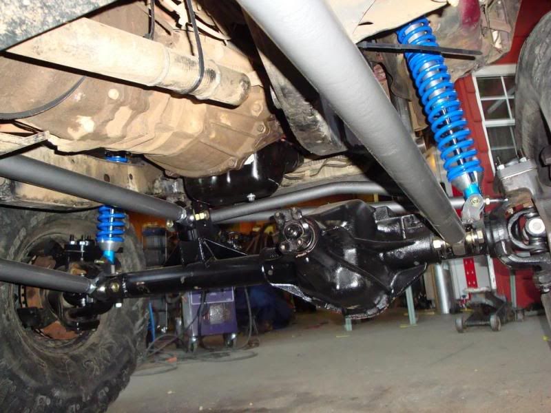 How to convert Dana 60 GM front axle to coil springs? International