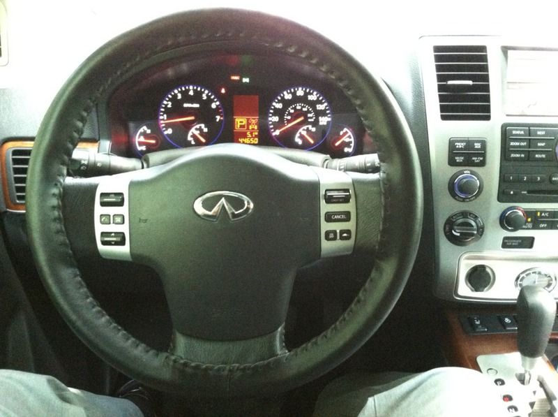 Nissan armada steering wheel cover #2