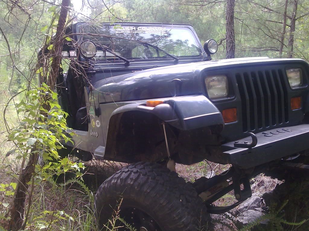 Jeep yj rear fender trimming #5