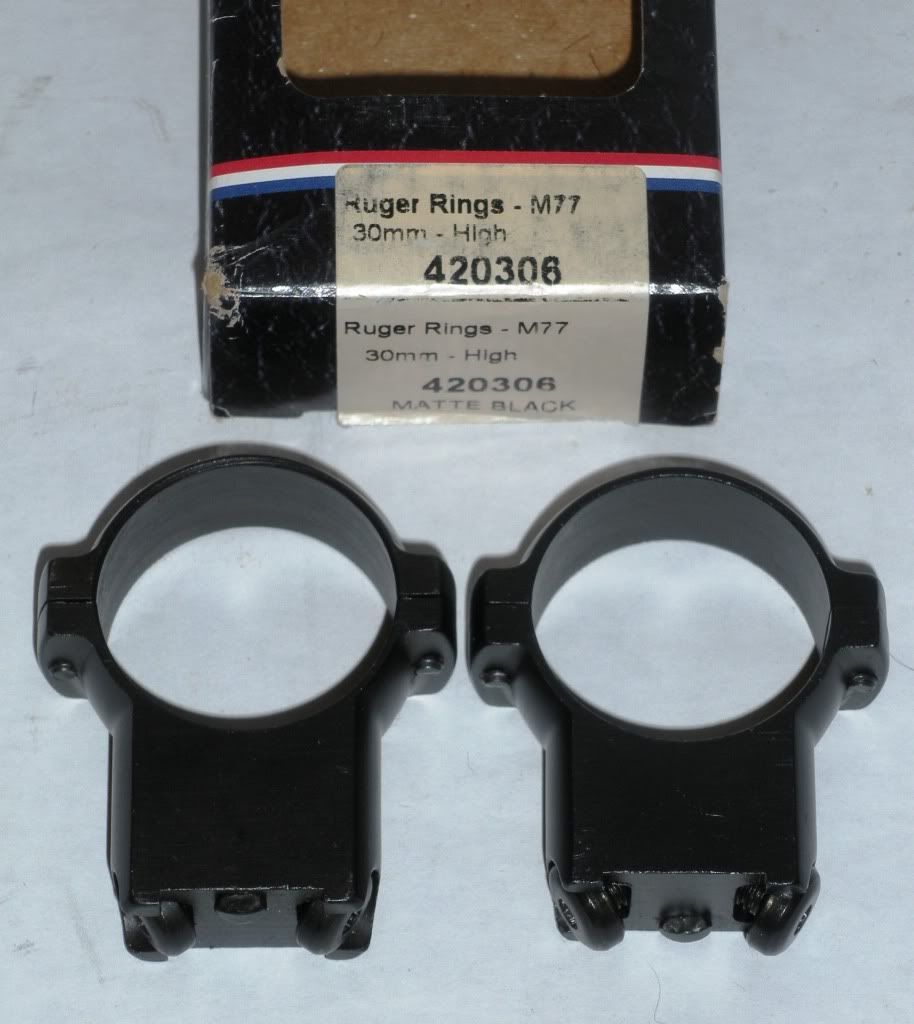 For Sale Burris Ruger Rings M77 30mm High 24hourcampfire