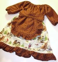 Deer Delight Apron Dress and Bloomers *Free Shipping*