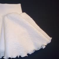 24 Hour $HC Auction - Medium Simple White Wool Skirty