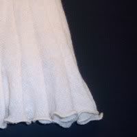 HALF OFF SALE!!! Large White Daffodil Wool Pleated Skirty