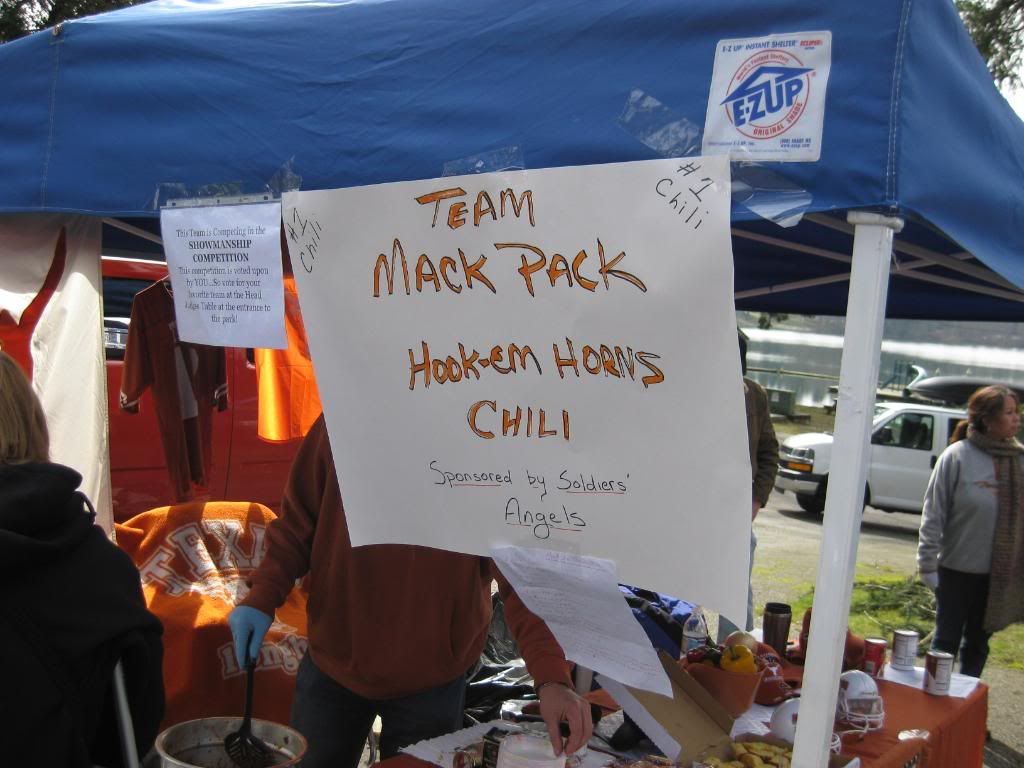 Team Mack Pack Hook em Horns Chili Team Mack Pack Hook em Horns Chili Sponsored by Soldiers Angels
