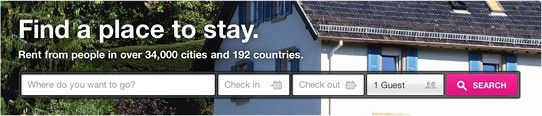 Buscar lugar en Airbnb