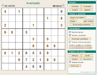 Jugar Sudoku online gratis