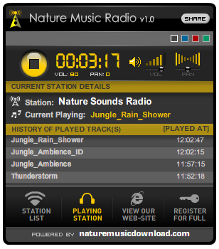 Radio de música de la naturaleza