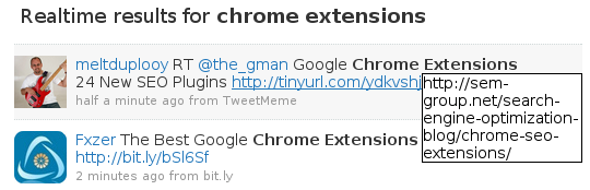 ViewThru extensión para Google Chrome