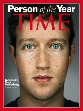 Zuckerberg elegido Hombre del Año por la revista Time