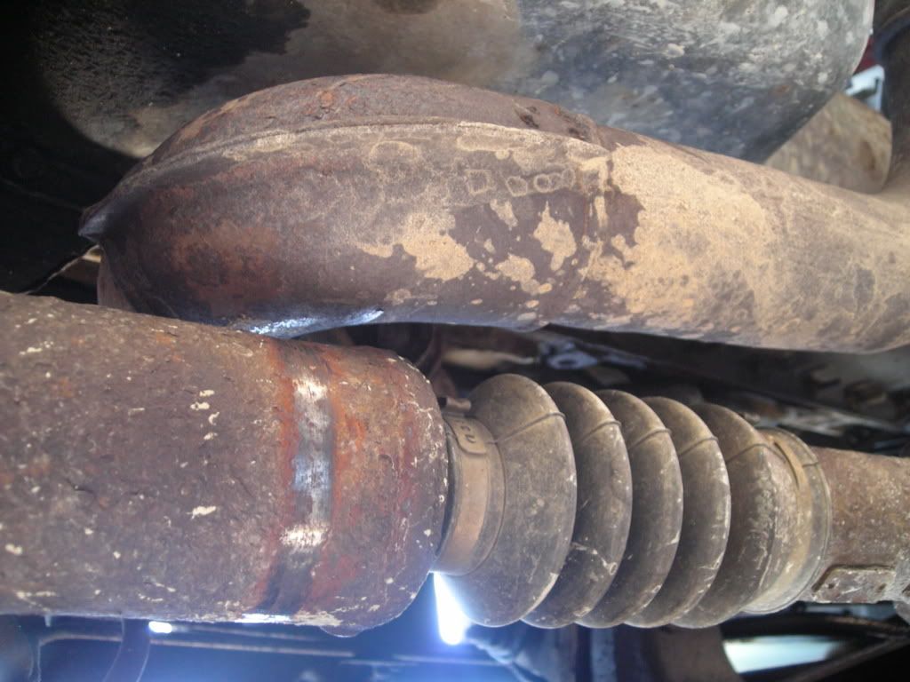 Front driveshaft hitting exhaust under braking Jeep Enthusiast Forums