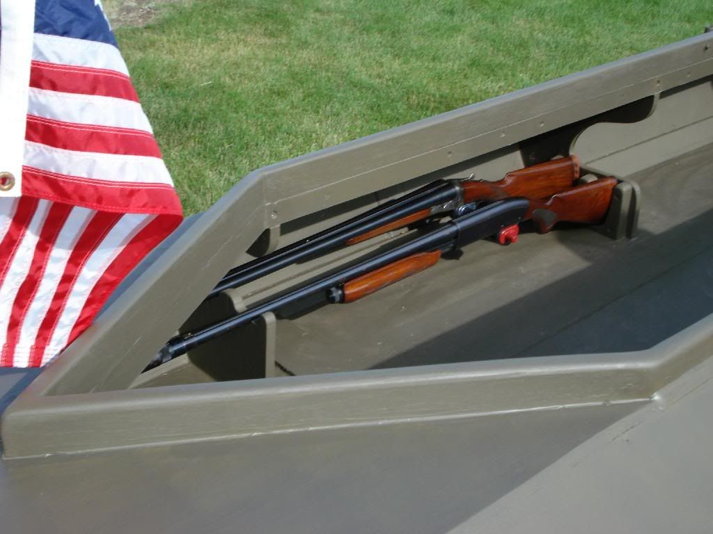 Duck Boat Gun Holder duck hunting chat • home made duckboats ...